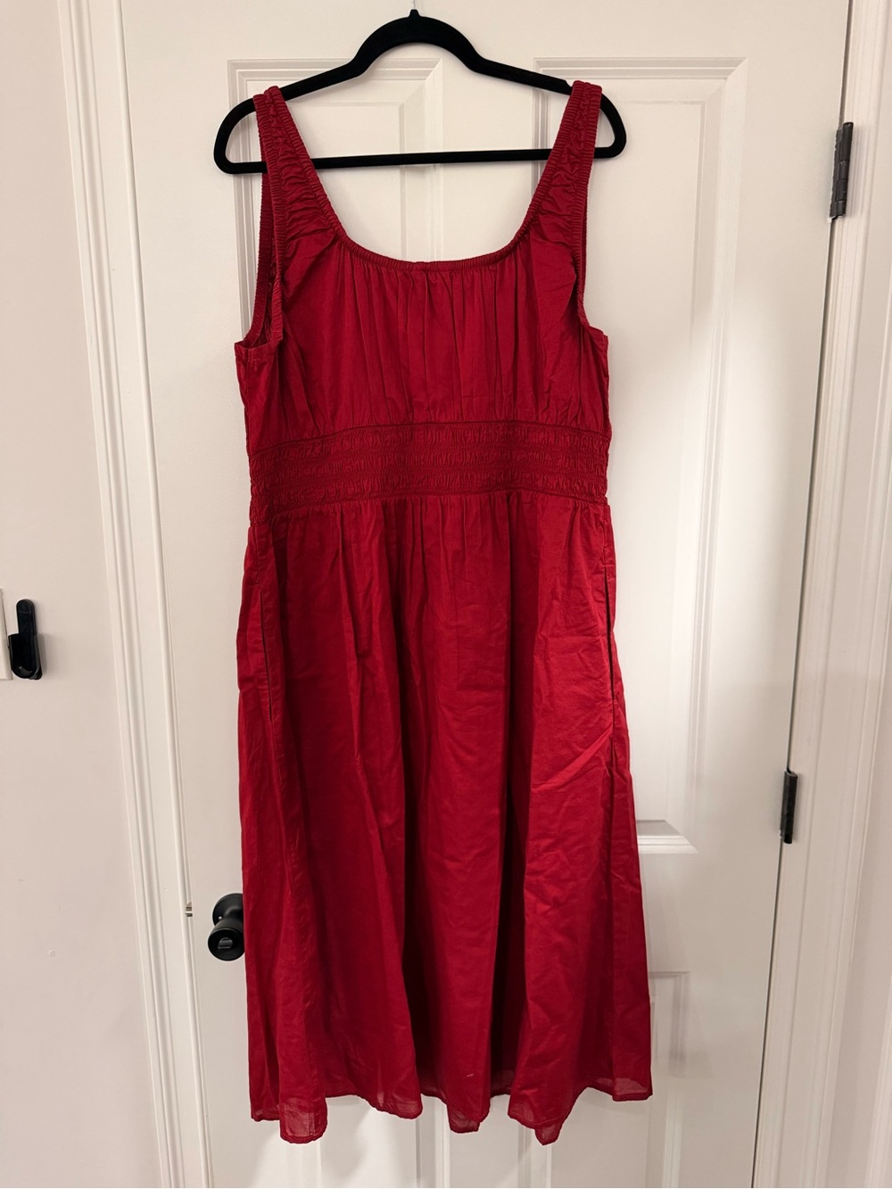 Red Midi Dress - Picture 3 of 5